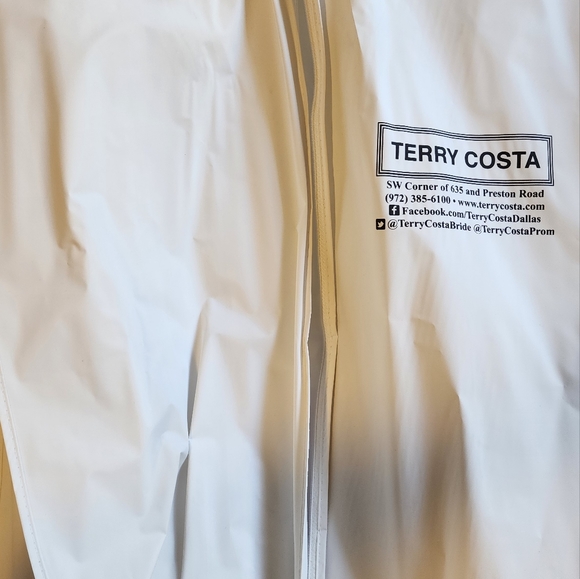 Tony Bowls Size 0 Dark Blue Sequined Prom Dress - worn one time - Picture 11 of 11